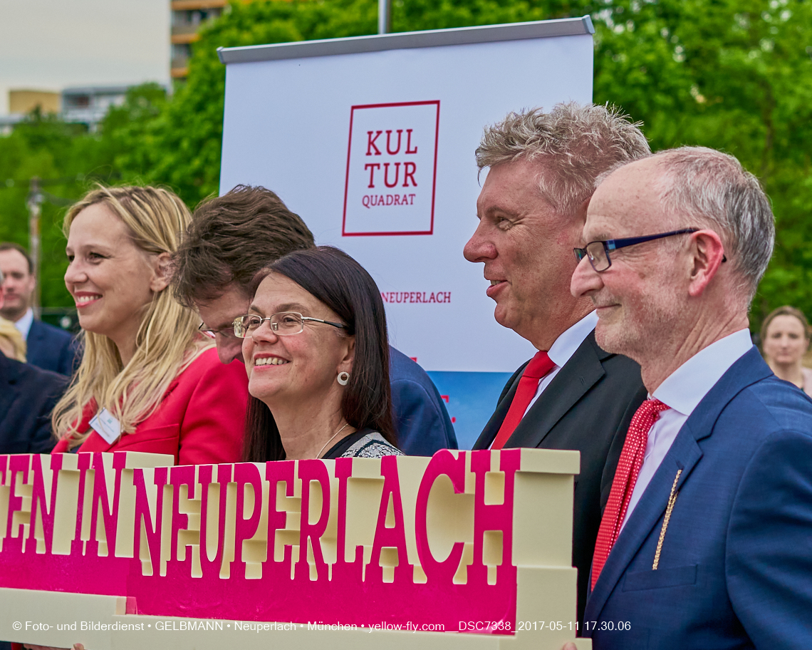 11. Mai 2017 - Grundsteinlegung für die LOGE und dem Kulturquadrat in Neuperlach